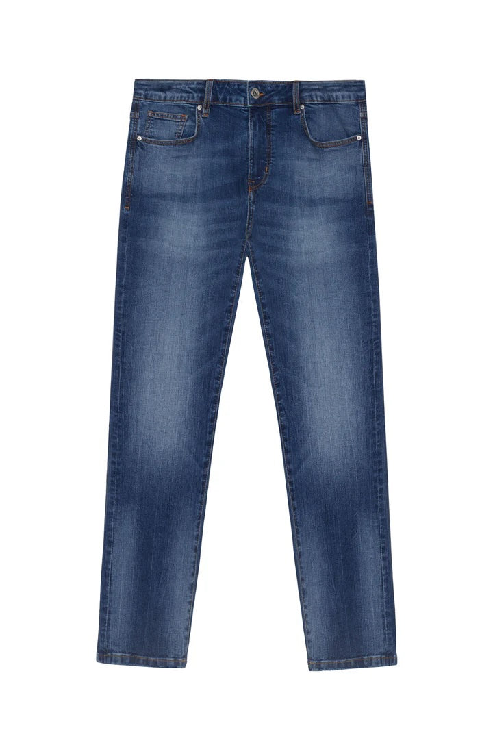 Jeans 5 tasche slim fit lavaggio scuro Sorbino