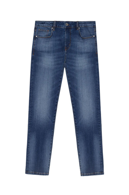 Jeans 5 tasche slim fit lavaggio scuro Sorbino