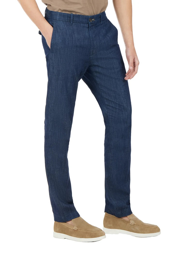 Pantaloni chinos effetto denim Sorbino