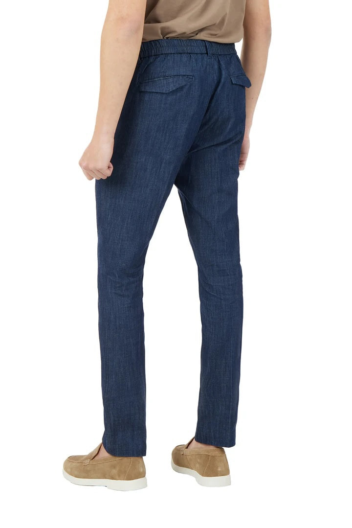 Pantaloni chinos effetto denim Sorbino