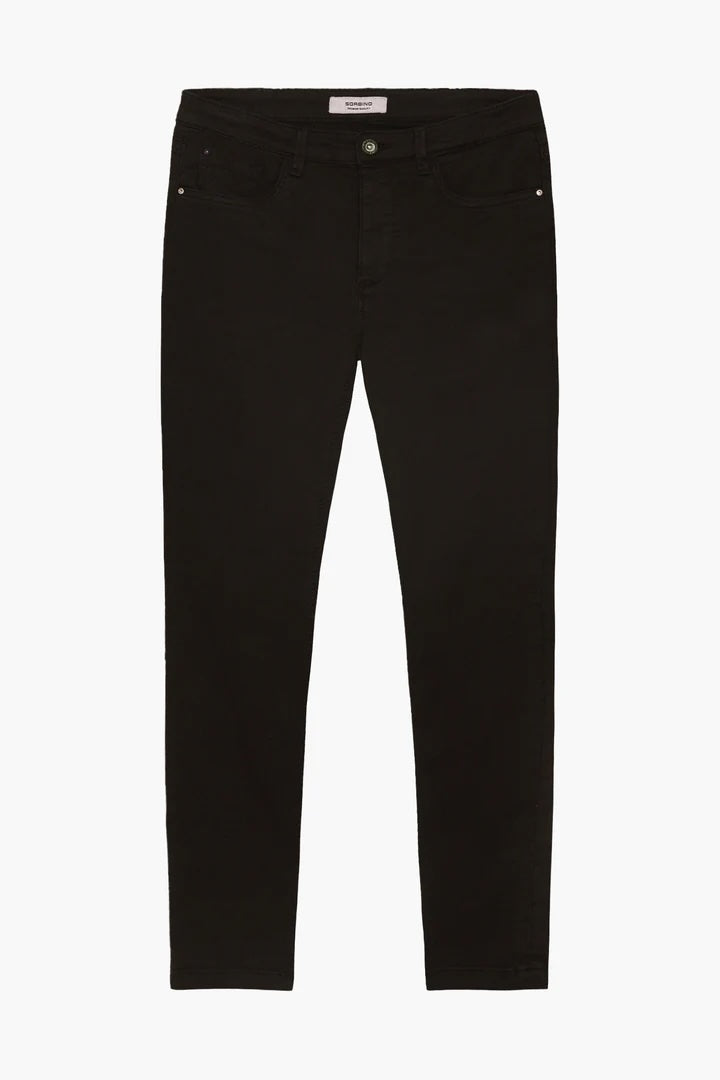 Jeans chinos slim fit bull nero
