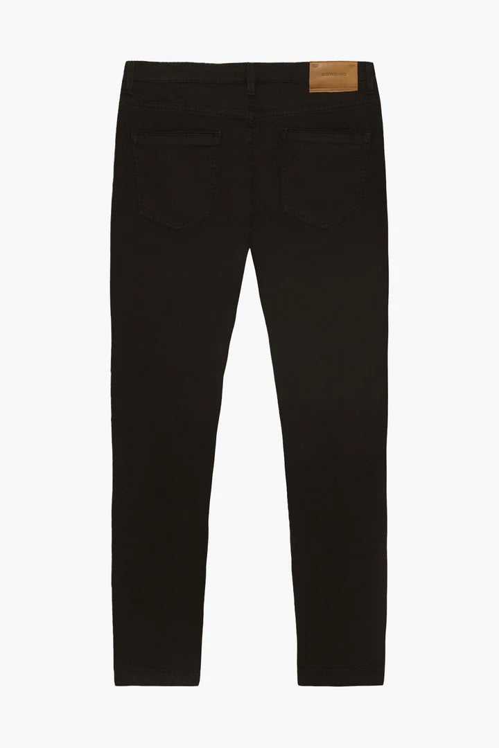 Jeans chinos slim fit bull nero