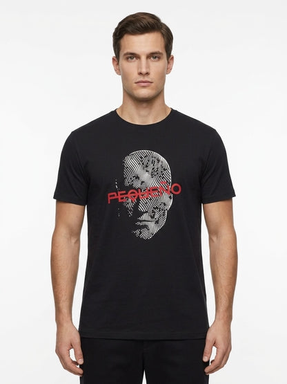 T-shirt in cotone con grafica pequeno