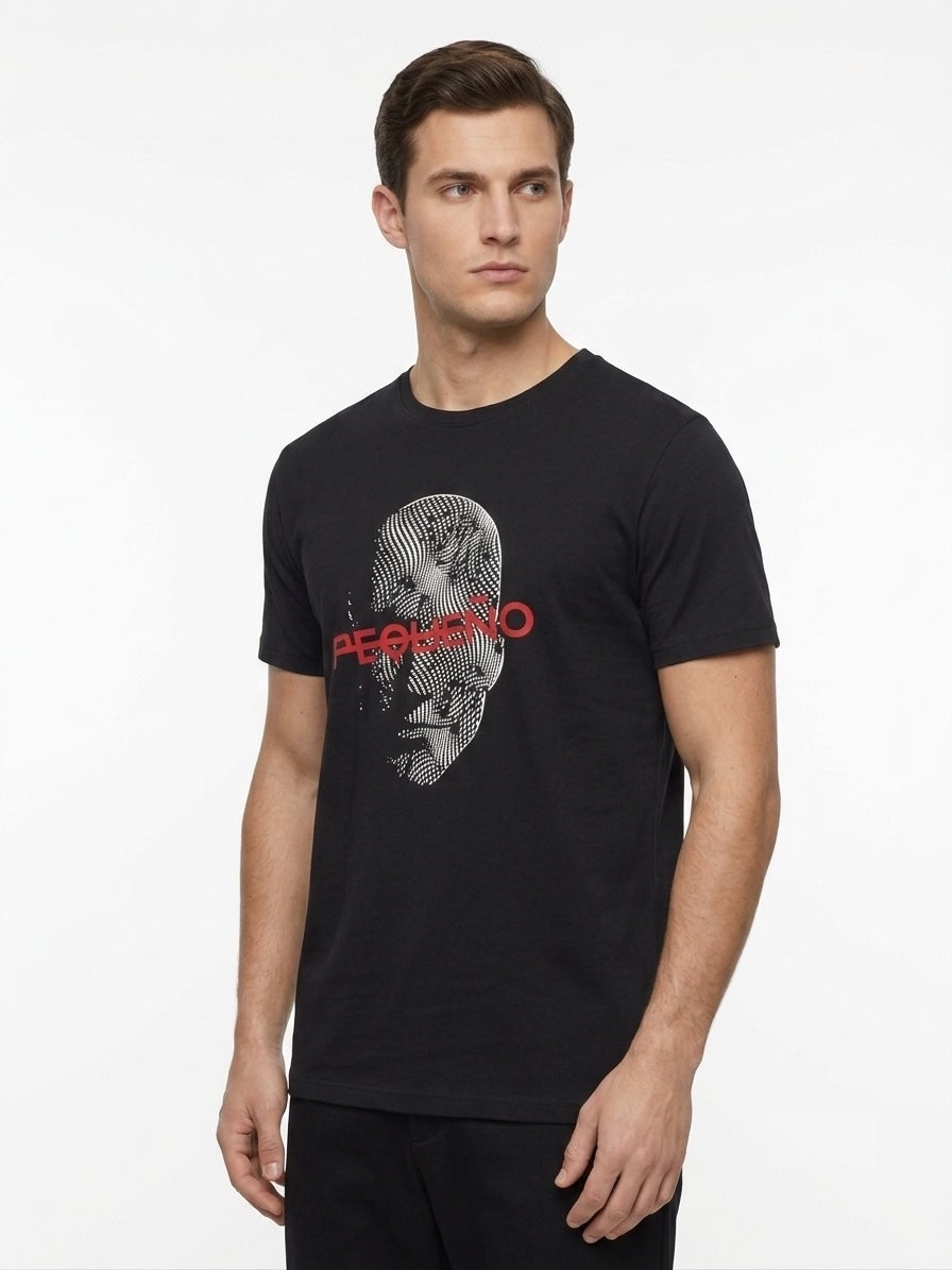 T-shirt in cotone con grafica pequeno