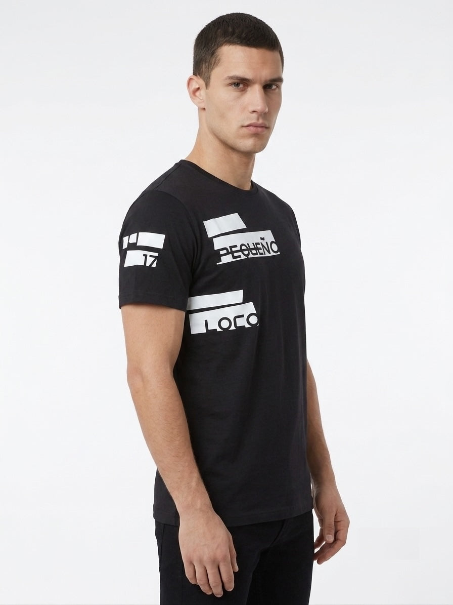 T-shirt in cotone con scritta