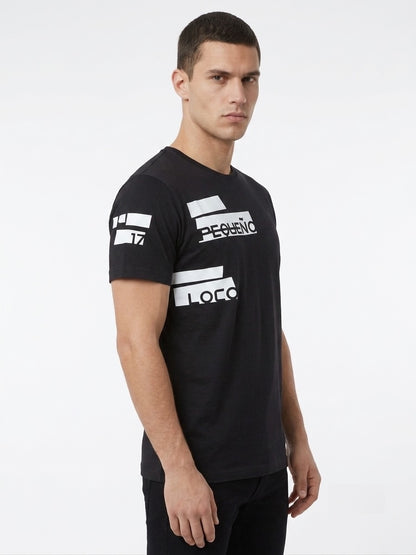 T-shirt in cotone con scritta