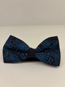 Papillon raso blu