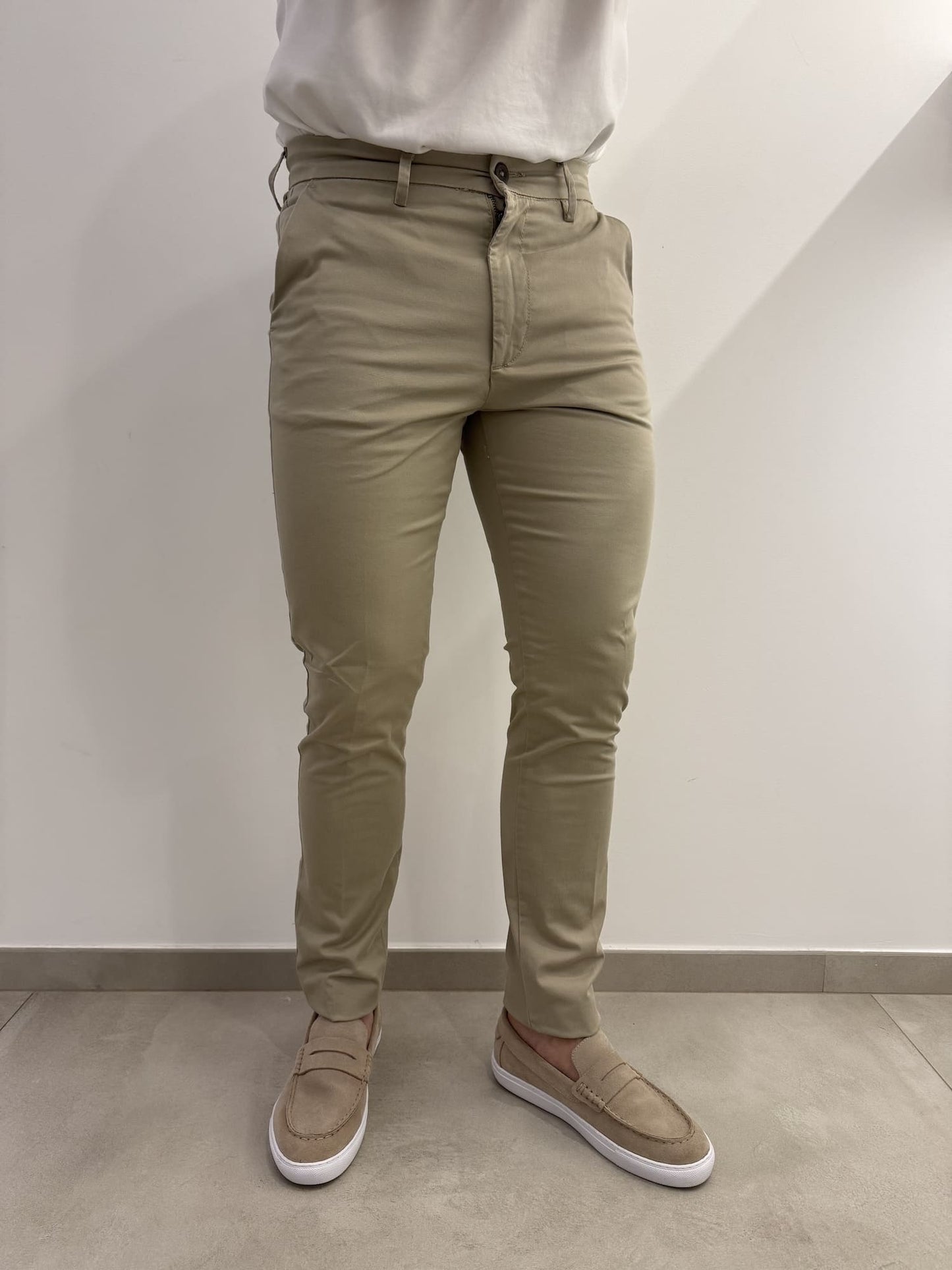 Pantalone uomo slim in cotone