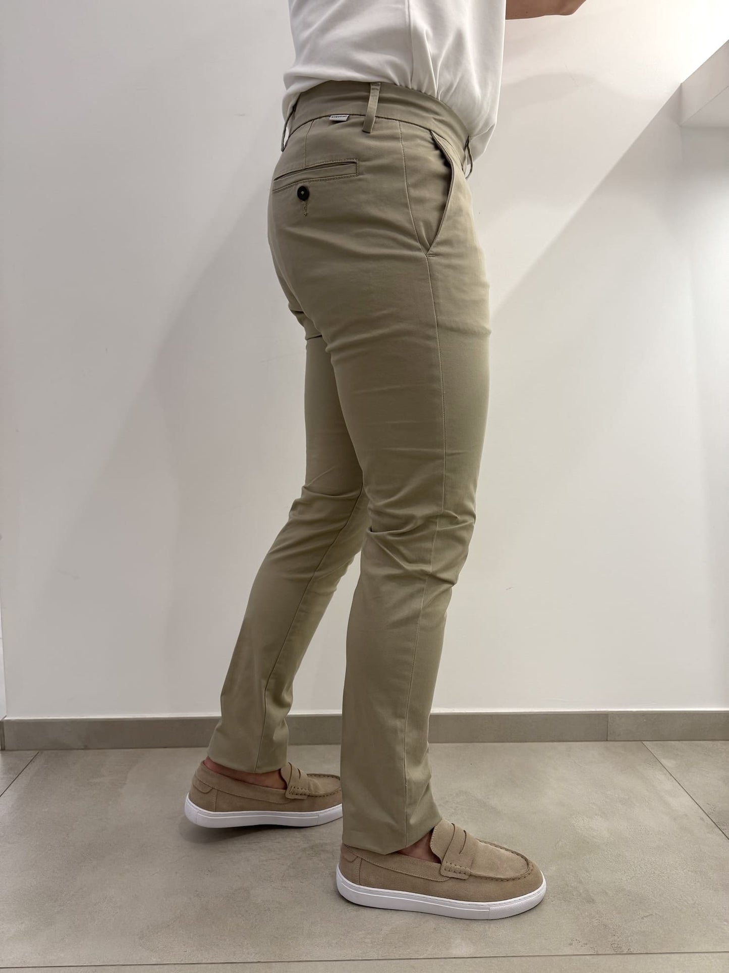 Pantalone uomo slim in cotone