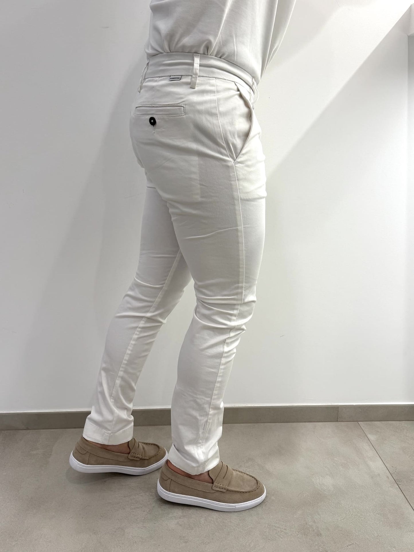Pantalone uomo slim in cotone