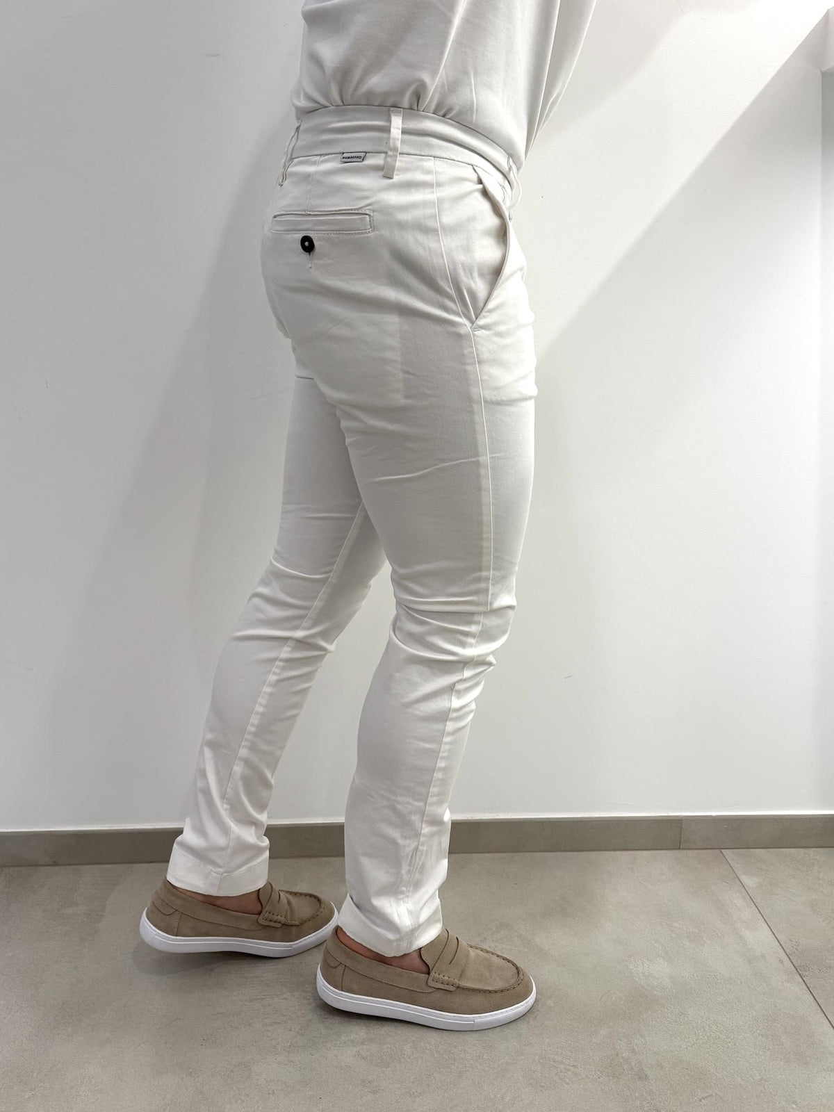 Pantalone uomo slim in cotone