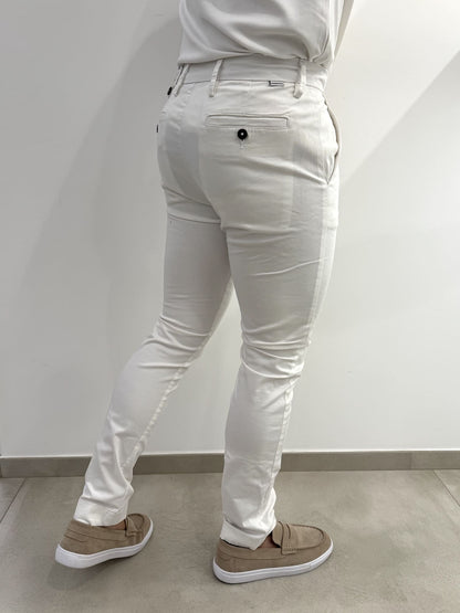 Pantalone uomo slim in cotone