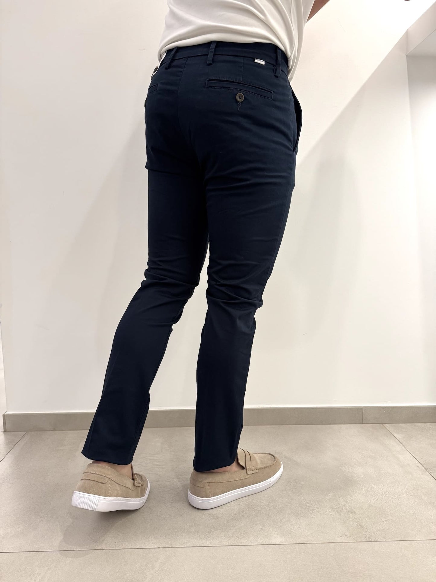 Pantalone uomo slim in cotone