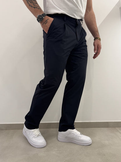 Pantalone con pence Hamaki-Ho blu