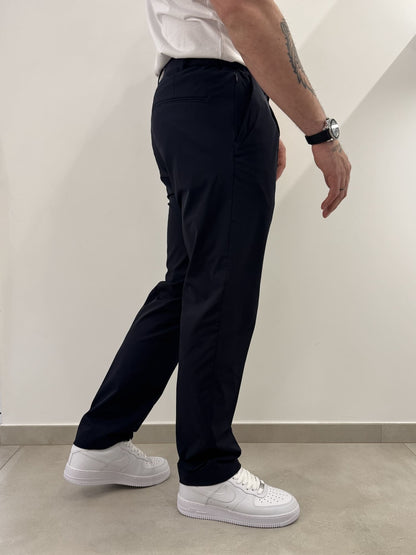Pantalone con pence Hamaki-Ho blu