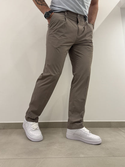 Pantalone con pence Hamaki-Ho fango
