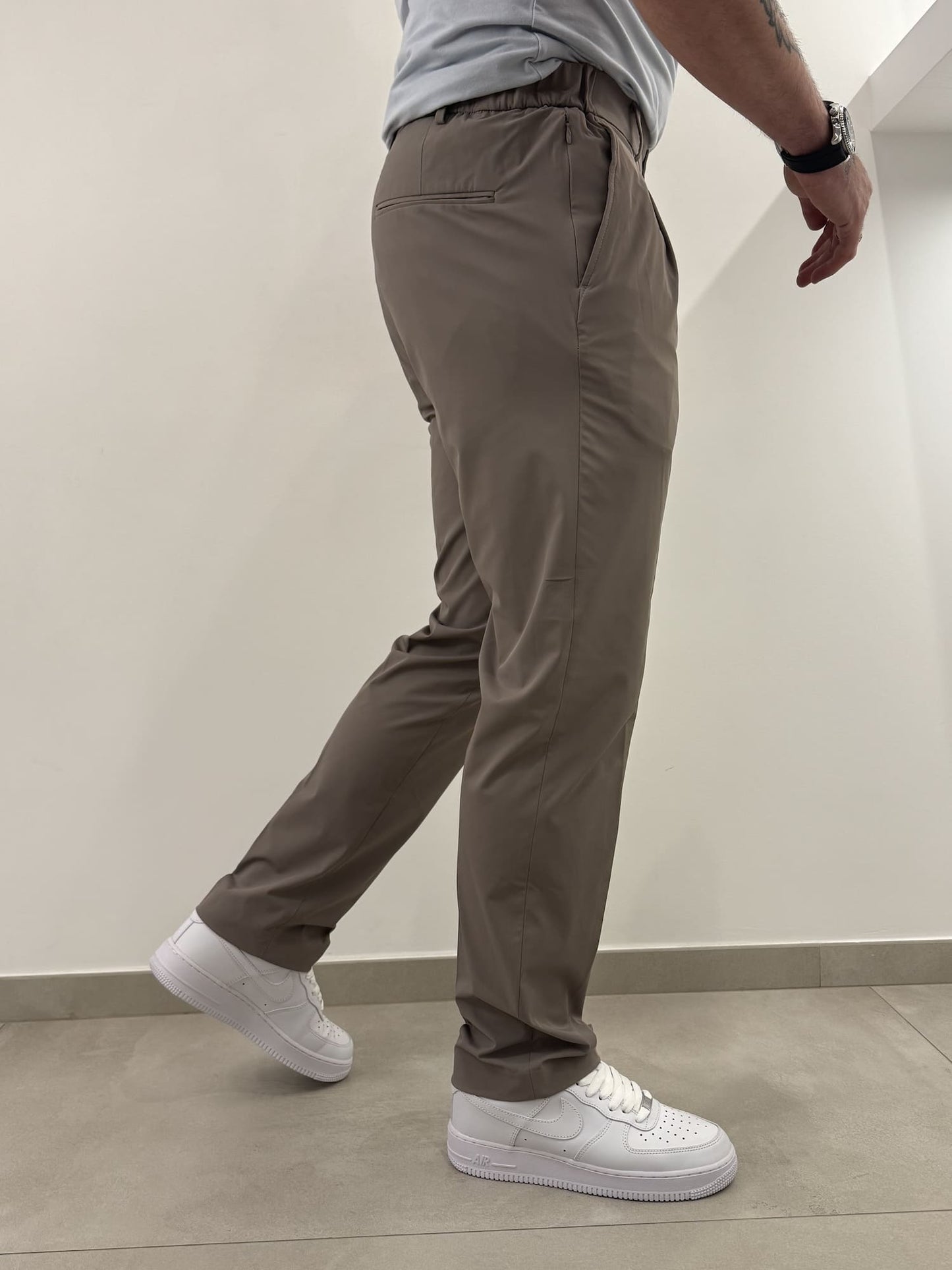 Pantalone con pence Hamaki-Ho fango