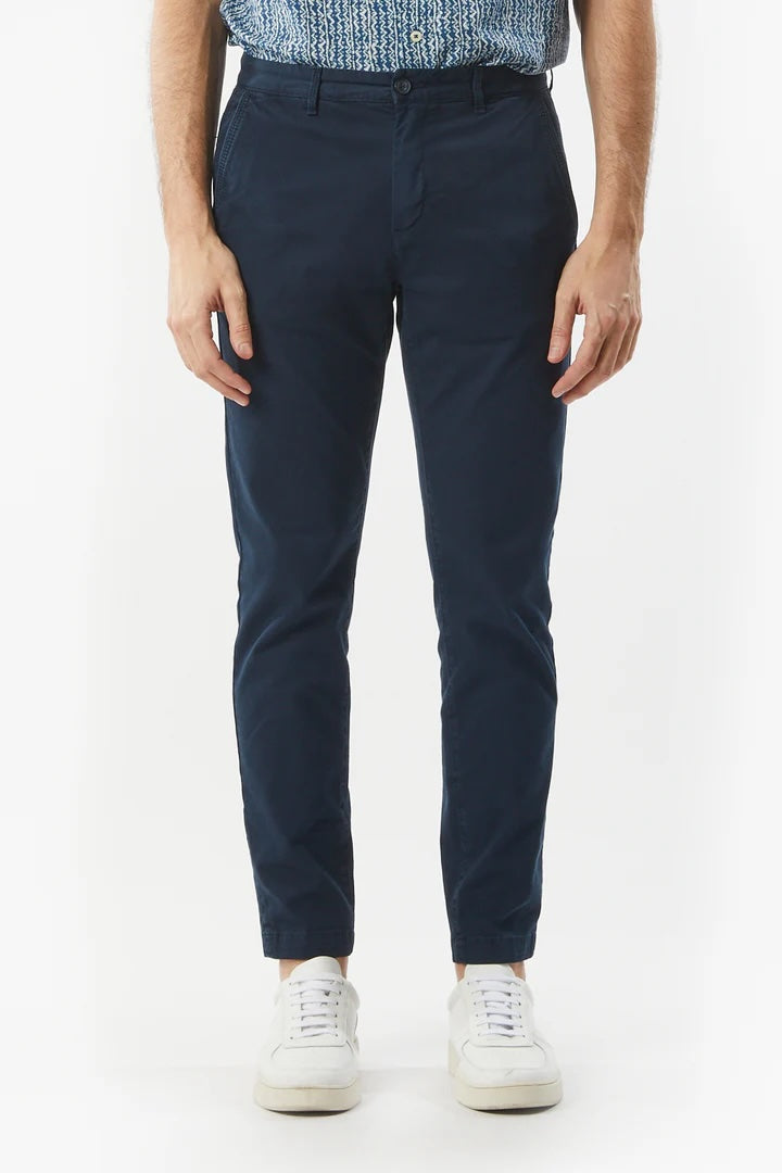 Pantaloni chinos slim fit dobby