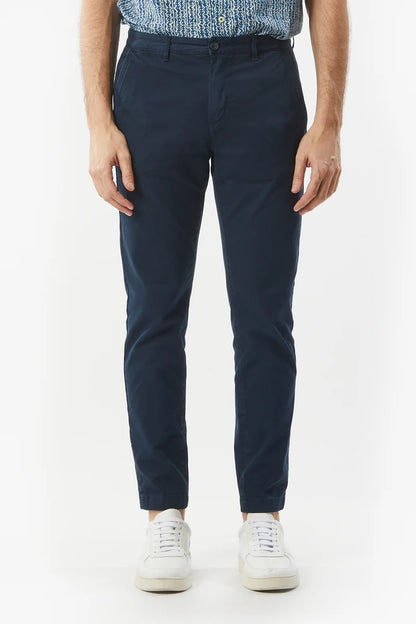 Pantaloni chinos slim fit dobby