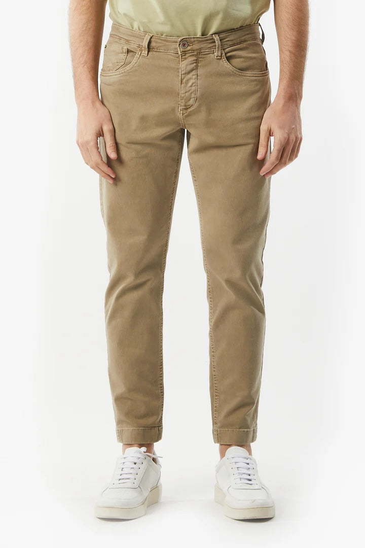 Pantaloni 5 tasche slim fit bull