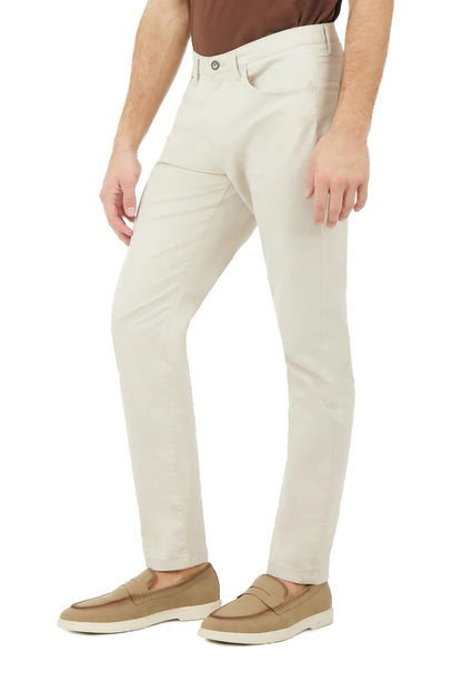 Pantaloni 5 tasche basic Sorbino crema