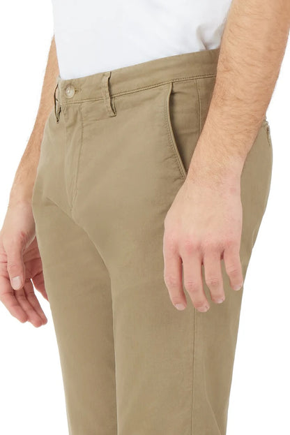 Pantaloni chinos slim fit dobby Sorbino Fango