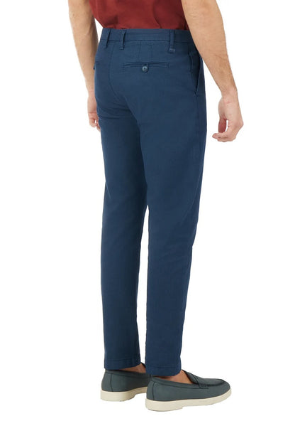 Pantaloni chinos slim fit dobby tinto filo Sorbino