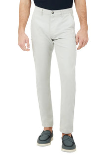 Pantaloni chinos slim fit dobby tinto filo Sorbino crema