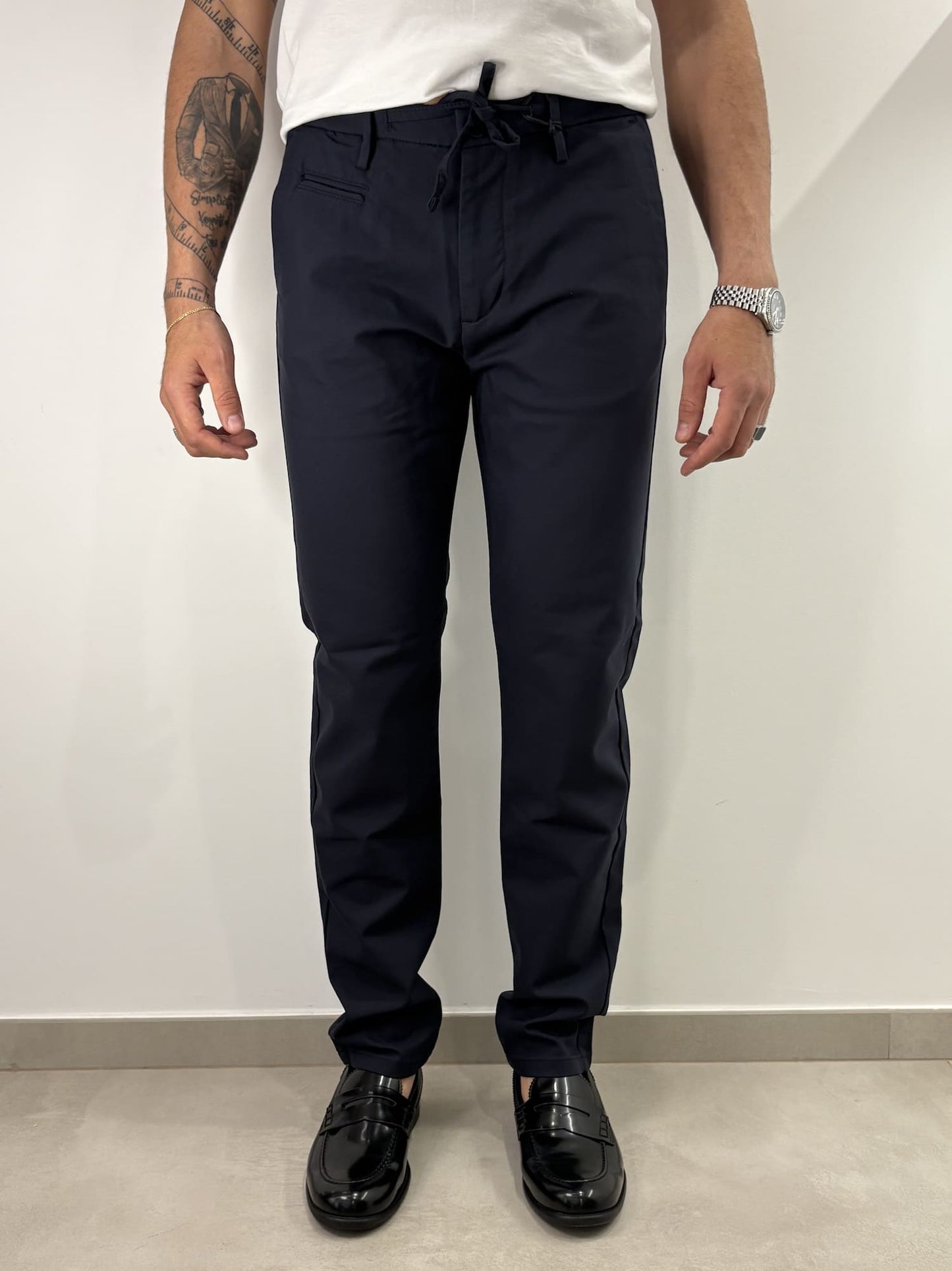 Pantalone Tasca a filo in misto cotone