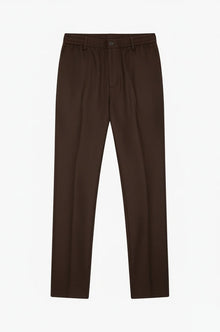 Pantaloni jogger fit taglio classico Sorbino moro