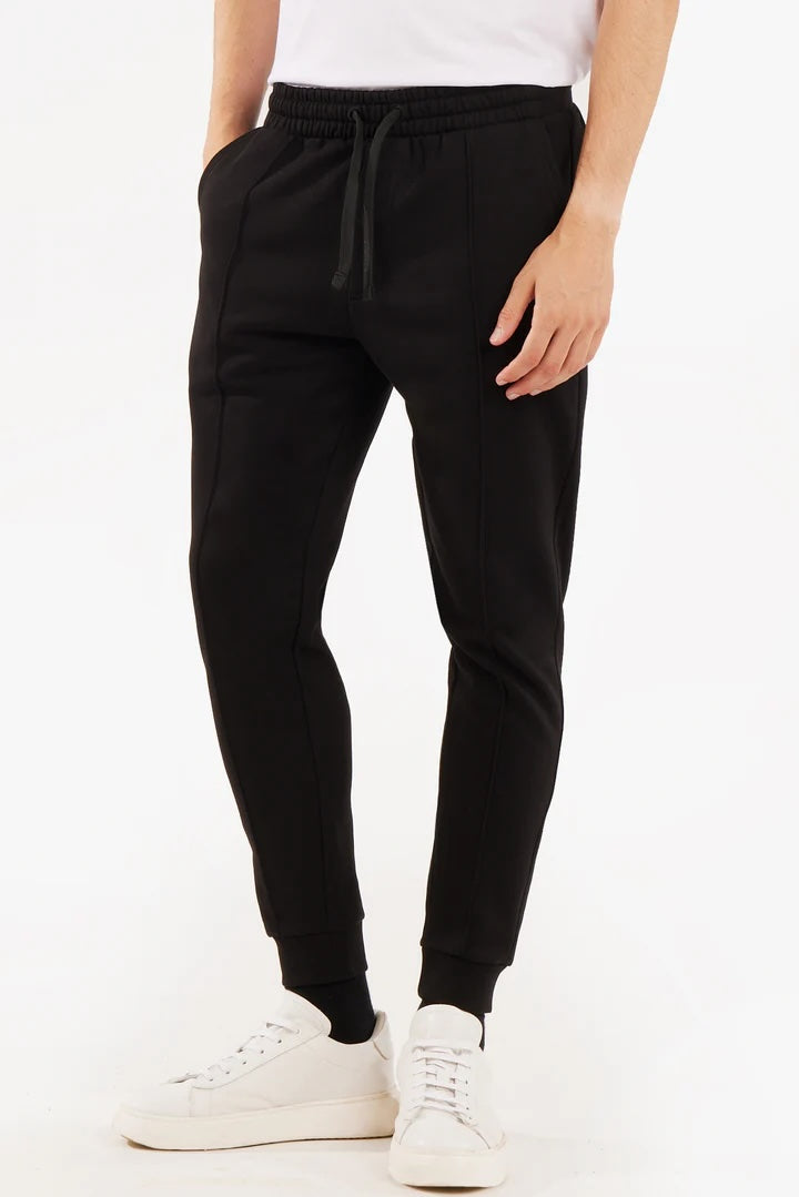Pantaloni jogger fit basic Sorbino nero