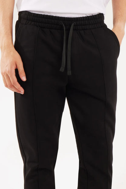 Pantaloni jogger fit basic Sorbino nero