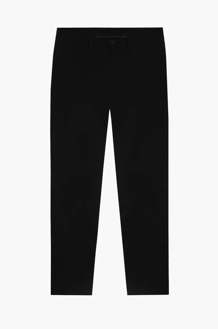 Pantaloni chinos regular fit basic nero