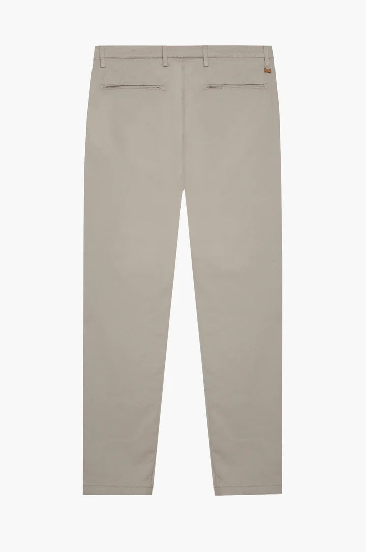 Pantaloni chinos regular fit basic pietra