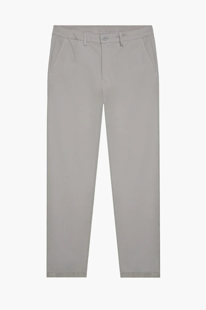 Pantaloni chinos slim fit dobby grigio