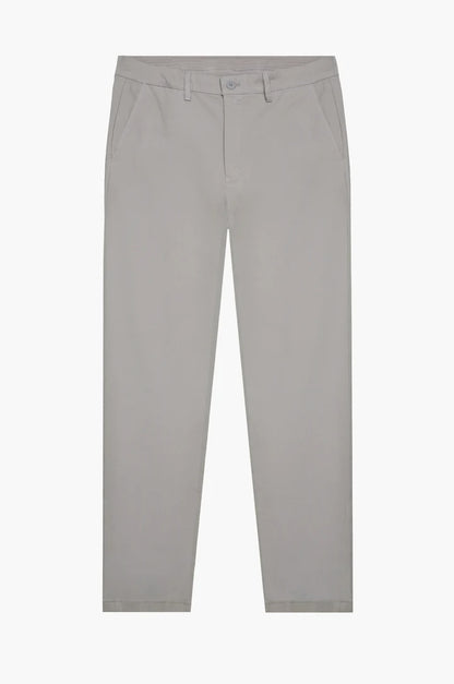 Pantaloni chinos slim fit dobby grigio