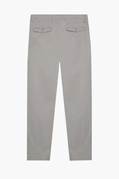 Pantaloni chinos slim fit dobby grigio