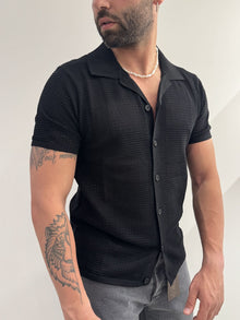 Camicia lavorata in misto cotone