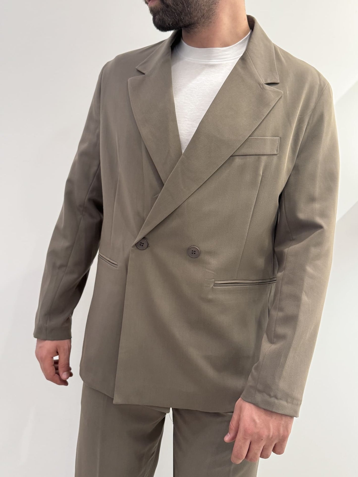 Abito baggy in poli viscosa