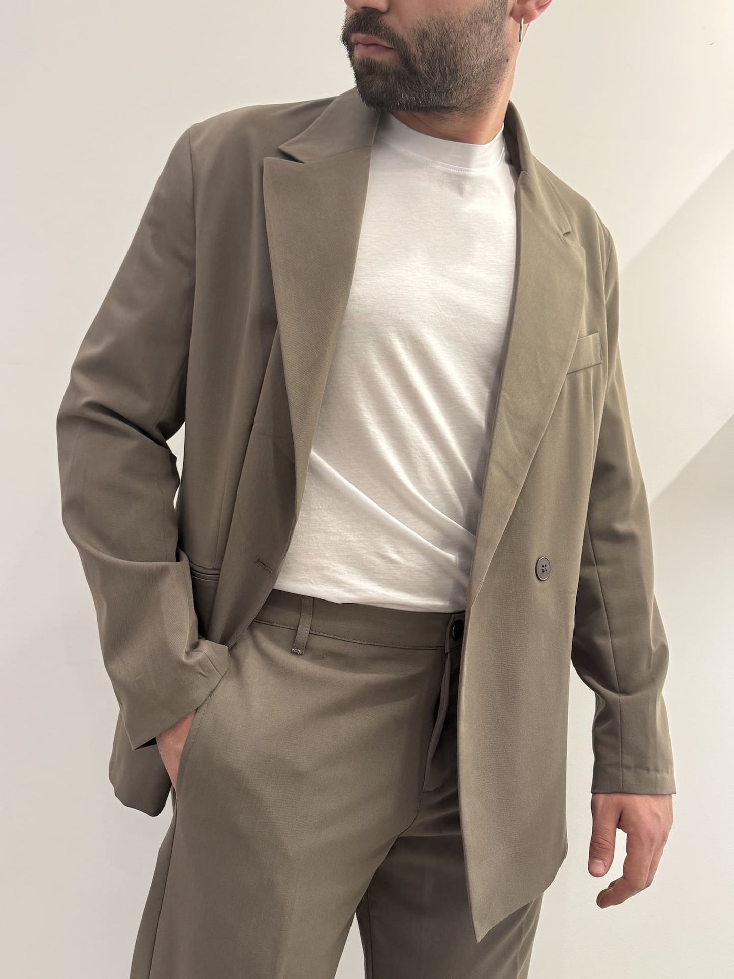 Abito baggy in poli viscosa