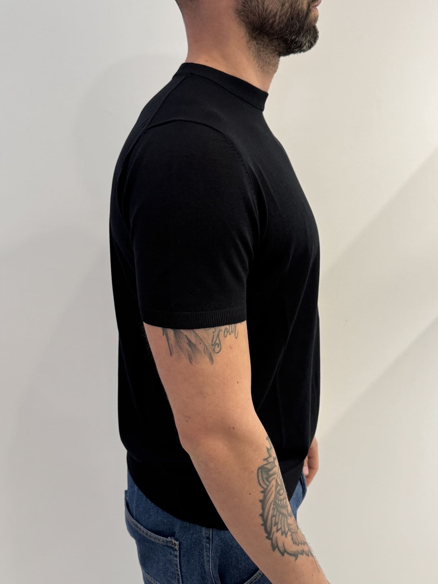 T-Shirt girocollo in filo