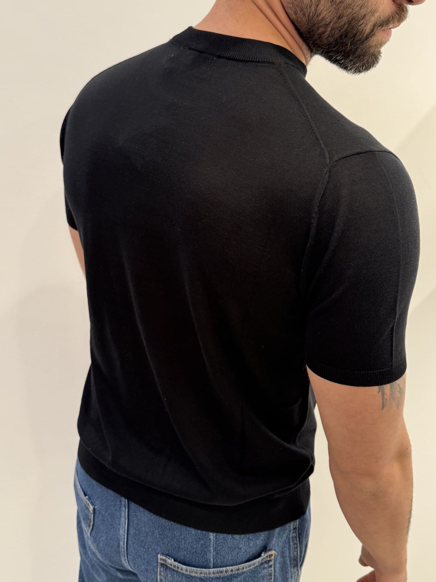 T-Shirt girocollo in filo