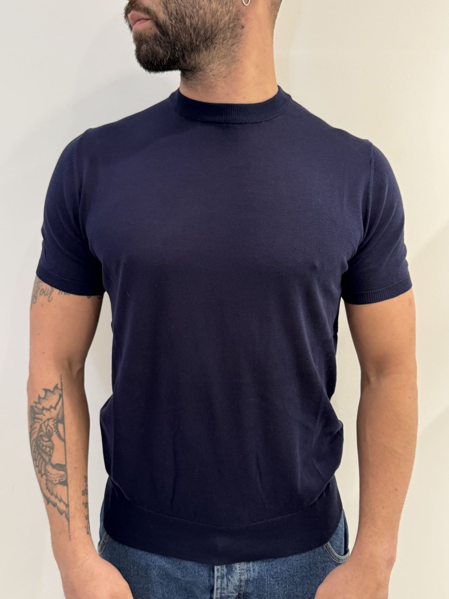 T-Shirt girocollo in filo