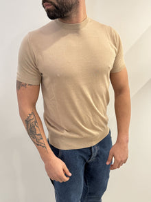 T-Shirt girocollo in filo