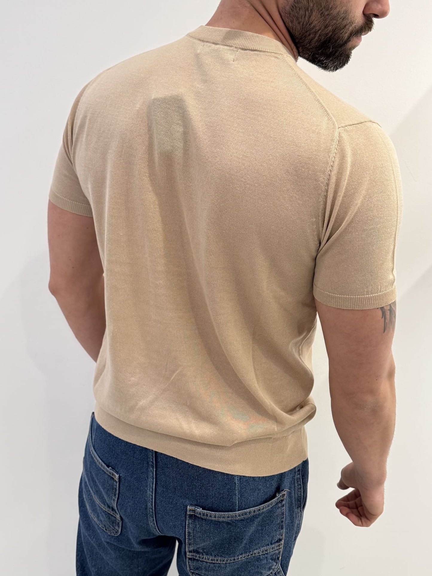 T-Shirt girocollo in filo