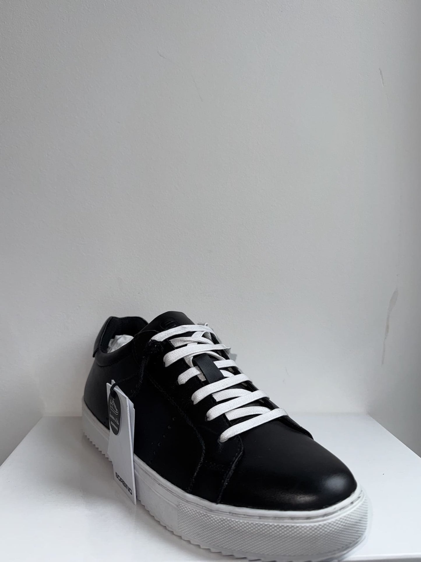 Sneakers in pelle sorbino