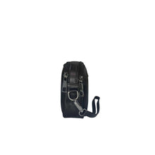 Borsello uomo con doppia zip in pelle
