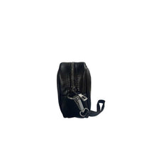 Borsello uomo con zip e tasca laterale in pelle