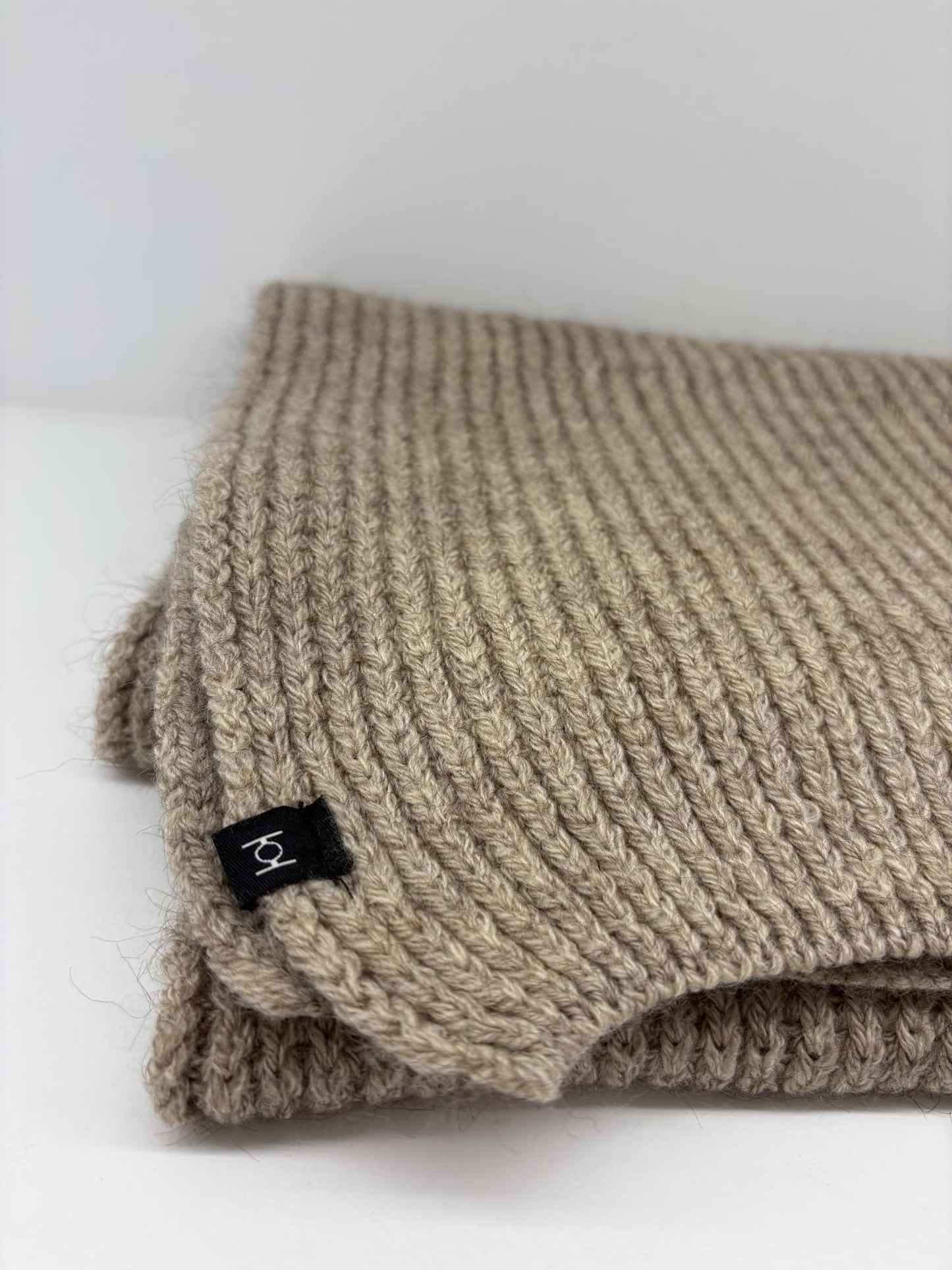 Sciarpa Hamaki-ho a coste beige