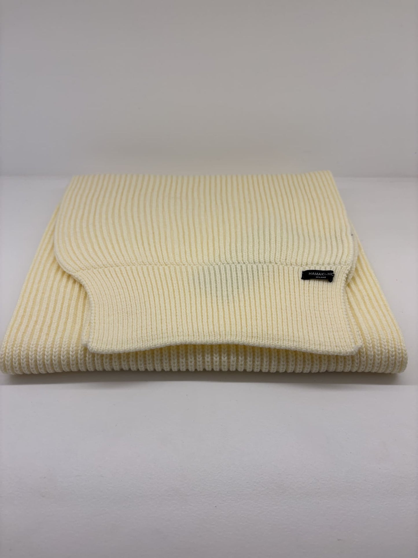 Sciarpa uomo Hamaki-Ho a coste off white